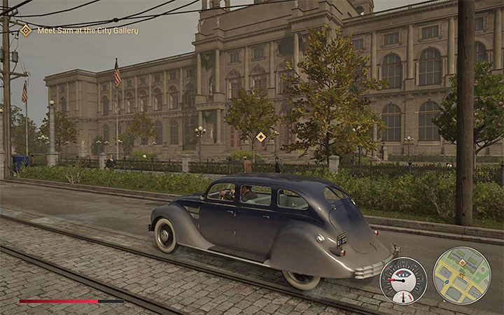 12) Galeria sztuki - To lokacja, w której do rozegrania są finałowe walki w ramach dwudziestej misji Śmierć sztuki - Mafia Definitive Edition: Mapa świata - Lost Haven - Mafia 1 Definitive Edition - poradnik, solucja