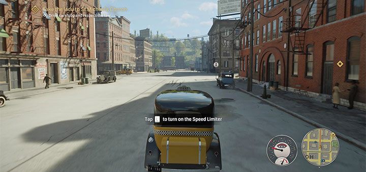 Pierwsza część tej misji zakłada wykonywanie zawodu taksówkarza - musisz zaliczyć w sumie trzy kursy przewożąc trzech cywilów do trzech różnych lokacji - Mafia Definitive Edition: Uciekinier - solucja - Mafia 1 Definitive Edition - poradnik, solucja