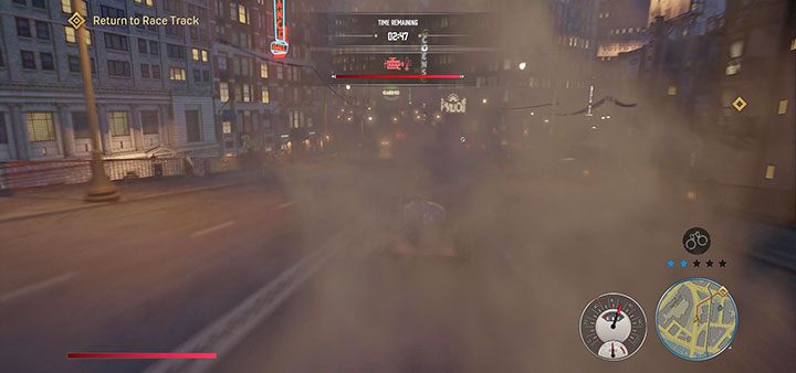Także i ta część misji to wyścig z czasem - musisz powrócić do miejsca, w którym wcześniej ukradłeś samochód wyścigowy - Mafia Definitive Edition: Fair Play - solucja - Mafia 1 Definitive Edition - poradnik, solucja