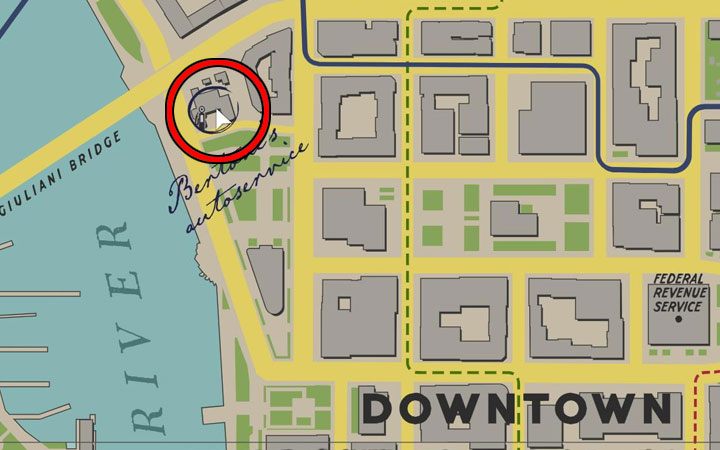 Karta znajduje się wewnątrz warsztatu Lucasa Bertone znajdującego się w dzielnicy Downtown - Mafia Definitive Edition: Karty Cigarette Cards - sekret, znajdźka - Mafia 1 Definitive Edition - poradnik, solucja