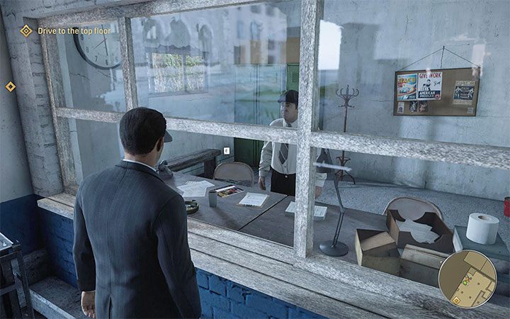 Magazyn znajduje się na terenie wielopoziomowego parkingu z dzielnicy Central Island, który odwiedza się w ramach głównego zadania Ważna sprawa - Mafia Definitive Edition: Magazyny Dime Detective - sekret, znajdźka - Mafia 1 Definitive Edition - poradnik, solucja