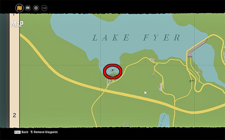 Magazyn jest w lokacji North County Marina znajdującej się w północnej części mapy świata i sąsiadującej z jeziorem Lake Fyer - Mafia Definitive Edition: Magazyny Super Science Stories - sekret, znajdźka - Mafia 1 Definitive Edition - poradnik, solucja