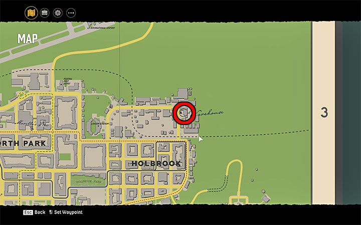 Magazyn odnajduje się tuż obok magazynu Salieriego z północno-wschodniej części dzielnicy Holbrook - Mafia Definitive Edition: Magazyny Super Science Stories - sekret, znajdźka - Mafia 1 Definitive Edition - poradnik, solucja