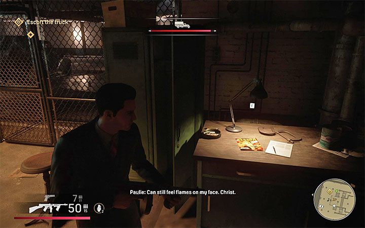 Magazyn możesz zdobyć w trakcie zaliczania misji fabularnej Ważna sprawa, a konkretnie podczas walk na terenie wielopoziomowego parkingu w dzielnicy Central Island wiążących się z ochranianiem ciężarówki - Mafia Definitive Edition: Magazyny Terror Tales - sekret, znajdźka - Mafia 1 Definitive Edition - poradnik, solucja