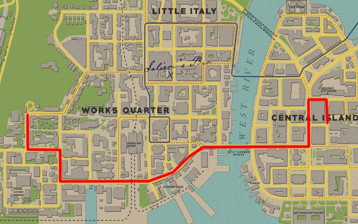 Do drugiego porwania dochodzi w dzielnicy Central Island - Mafia Definitive Edition: Alien Infiltration - solucja - Mafia 1 Definitive Edition - poradnik, solucja