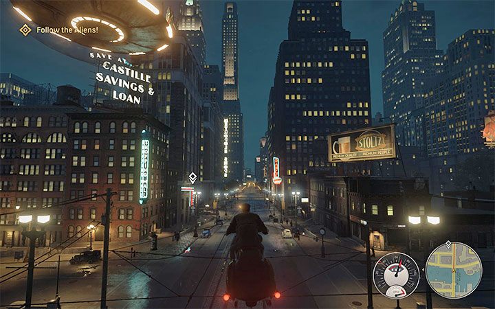 W drodze do dzielnicy Central Island najbardziej pilnuj się po dotarciu do częściowo podniesionego mostu zwodzonego - Mafia Definitive Edition: Alien Infiltration - solucja - Mafia 1 Definitive Edition - poradnik, solucja