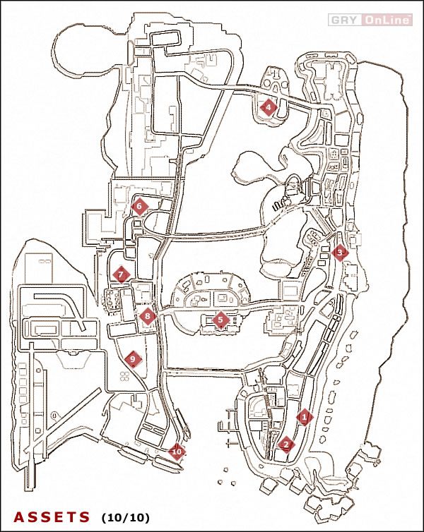 1 - Mapa Asstets - Grand Theft Auto: Vice City - poradnik do gry