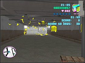 Strzelnica - Misje Policji, Straży Pożarnej, Pogotowia, rozwożenie pizzy i strzelnica - Grand Theft Auto: Vice City - poradnik do gry