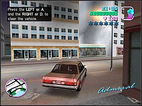 Wsiadaj do samochodu (lub jeśli wolisz troszkę wolnego skutera) i ruszaj w stronę hotelu - An Old Friend Ken Rosenberg - Grand Theft Auto: Vice City - poradnik do gry