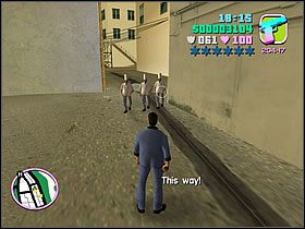 Niestety zaraz w okolicy pojawi się jeszcze trójka uzbrojonych w tasaki kucharzy - Back Halley Bowl Ken Rosenberg - Grand Theft Auto: Vice City - poradnik do gry