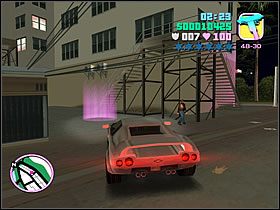 Wsiadaj do białego wozu Lancea i ruszaj w stronę punktu spotkania - Guardian Angels Colonel Cortez - Grand Theft Auto: Vice City - poradnik do gry