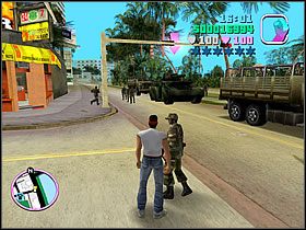 Niestety czołg jest zamknięty i normalnie nie możesz się do niego dostać - Sir, Yes Sir! Colonel Cortez - Grand Theft Auto: Vice City - poradnik do gry