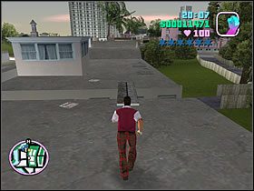 Biegiem ruszaj za nim na dach większymi schodami - The Chase Ricardo Diaz i Kent Paul - Grand Theft Auto: Vice City - poradnik do gry