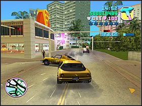 Teraz zacznij ją gonić i obijać jej samochód - Waste The Wife - Bonus Budka Telefoniczna - Grand Theft Auto: Vice City - poradnik do gry