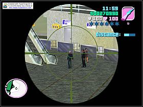 Pewna pani zostanie zaznaczona różową strzałką - Check Out at the Check In - Bonus Budka Telefoniczna GTA Vice City - Grand Theft Auto: Vice City - poradnik do gry