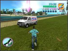 Wan czeka zaparkowany przy autostradzie - Bombs Away! - Bonus Auntie Paulet - Grand Theft Auto: Vice City - poradnik do gry