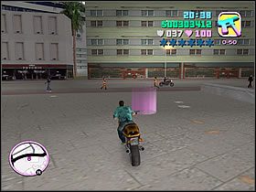 Trudna misja, najlepiej znaleźć szybki motor (ścigacz) i nim wykonać wszystkie zadanie - Love Juice - Bonus Love First - Grand Theft Auto: Vice City - poradnik do gry