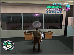 Teraz udaj siew felerny korytarz i nimf w lewo, na górę - No Escape - Asset The Malibu - Grand Theft Auto: Vice City - poradnik do gry