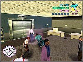 Najpierw zalicz punkt przy schodach, potem udaj się nimi na górę, do biur - G-Spotlight - Asset Film Studio - Grand Theft Auto: Vice City - poradnik do gry