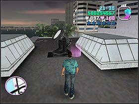 Ostatnią rzeczą, jaką należy ty wykonać jest przestawienie reflektora przed upłynięciem wyznaczonego czasu, tj godziną 7 - G-Spotlight - Asset Film Studio - Grand Theft Auto: Vice City - poradnik do gry