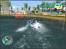 Jak tylko rozpocznie się wyścig, masz ograniczony czas na zaliczenie wszystkich punktów kontrolnych - Boatyard - 01 Checkpoint Charlie - Asset - Grand Theft Auto: Vice City - poradnik do gry