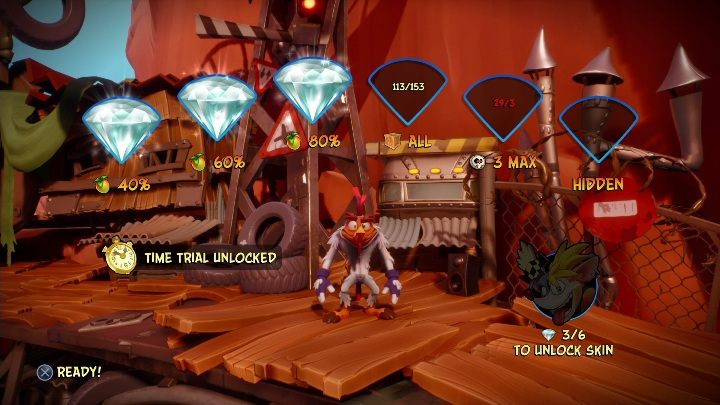 Na mapie Niezły Młyn możesz zdobyć 6 diamentów - Crash 4: Niezły Młyn solucja, opis przejścia - Crash Bandicoot 4 - poradnik, solucja