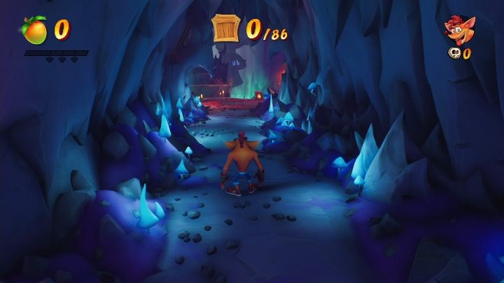 Na mapie Szczyt Obłędu możesz zdobyć 86 skrzyń - Crash 4: Szczyt Obłędu solucja, opis przejścia - Crash Bandicoot 4 - poradnik, solucja