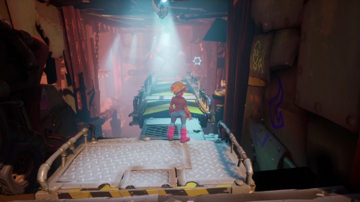 Przed Tobą fragment z poruszającymi się platformami i palnikami - Crash 4: Gaz do dechy solucja, opis przejścia - Crash Bandicoot 4 - poradnik, solucja
