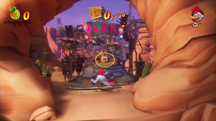 Taśmę znajdziesz już na samym starcie poziomu - Crash 4: Zgniatarka solucja, opis przejścia - Crash Bandicoot 4 - poradnik, solucja