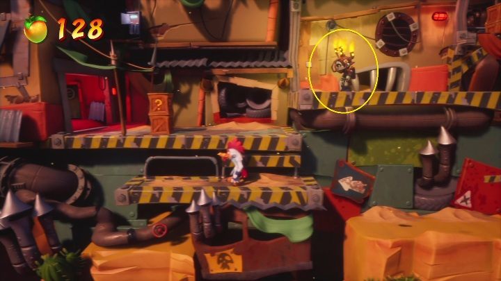 Idąc dalej dotrzesz do nowych przeciwników - Crash 4: Zgniatarka solucja, opis przejścia - Crash Bandicoot 4 - poradnik, solucja