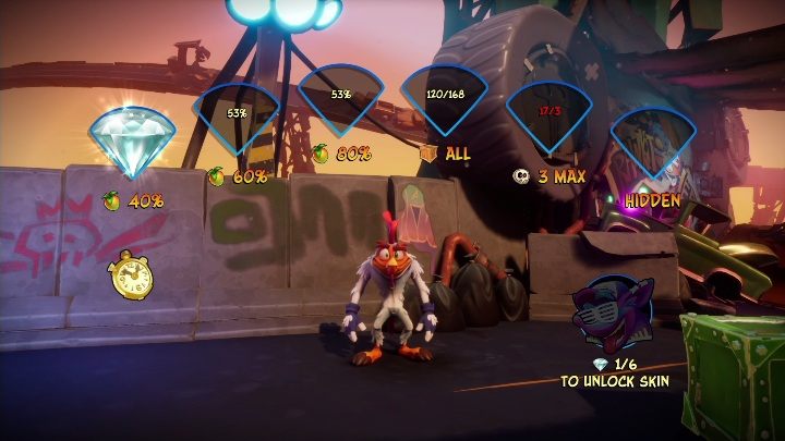 Na mapie W Drogę możesz zdobyć 6 diamentów - Crash 4: W drogę! solucja, opis przejścia - Crash Bandicoot 4 - poradnik, solucja