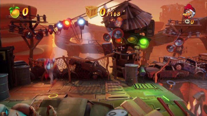 Na mapie W Drogę możesz zdobyć 168 skrzyń - Crash 4: W drogę! solucja, opis przejścia - Crash Bandicoot 4 - poradnik, solucja