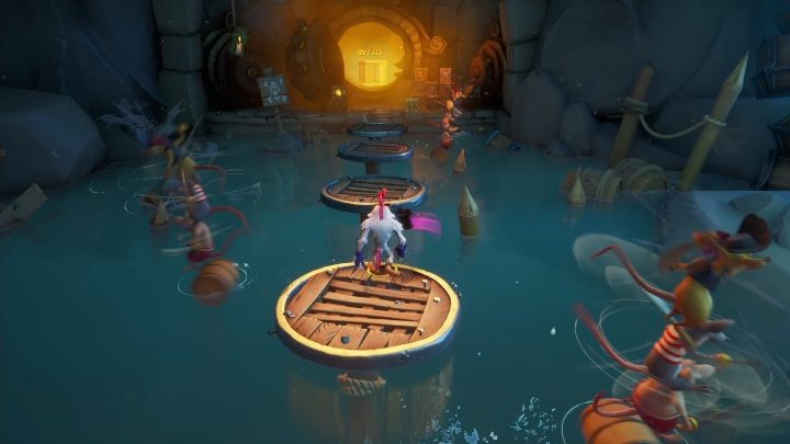 Za ogromnymi drzwiami już wszystko powinno pójść prosto - Crash 4: Zew Łupów - solucja, opis przejścia - Crash Bandicoot 4 - poradnik, solucja