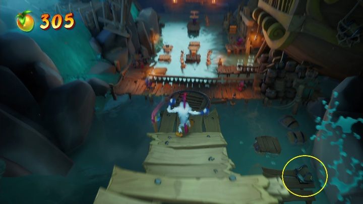 Ukryty diament jest zamknięty w skrzyni - Crash 4: Zew Łupów - solucja, opis przejścia - Crash Bandicoot 4 - poradnik, solucja