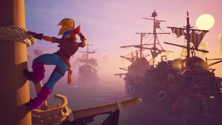 Zacznijmy od tego, że ten level przechodzisz inną postacią niż zazwyczaj - Crash 4: Hak, linka i kotwica - solucja, opis przejścia - Crash Bandicoot 4 - poradnik, solucja