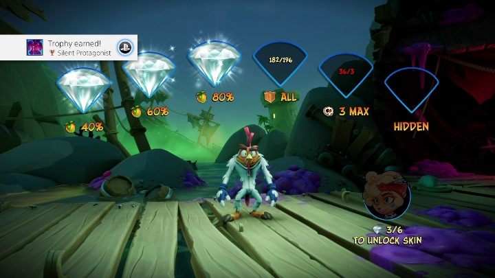 Na mapie Jetboard możesz zdobyć 6 diamentów - Crash 4: Jetboard - solucja, opis przejścia - Crash Bandicoot 4 - poradnik, solucja