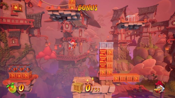 Na tym bonusowym poziomie możesz zdobyć 31 skrzynie - Crash 4: Kręcioł - solucja, opis przejścia - Crash Bandicoot 4 - poradnik, solucja