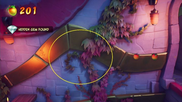 Ukryty diament znajdziesz we wnęce, znajdującej się zaraz za lwem - Crash 4: Na spokojnie - solucja, opis przejścia - Crash Bandicoot 4 - poradnik, solucja