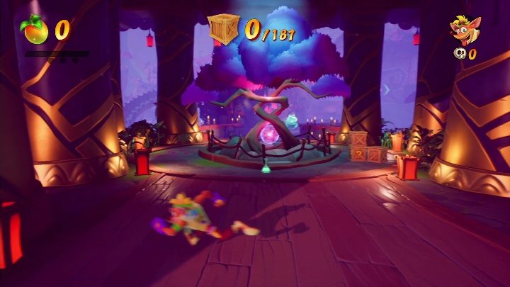Na mapie Bez balansu możesz zdobyć 187 skrzyń - Crash 4: Bez balansu - solucja, opis przejścia - Crash Bandicoot 4 - poradnik, solucja