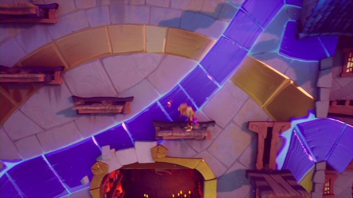 Kolejny etap to wspinaczka na samą górę - Crash 4: Bez balansu - solucja, opis przejścia - Crash Bandicoot 4 - poradnik, solucja