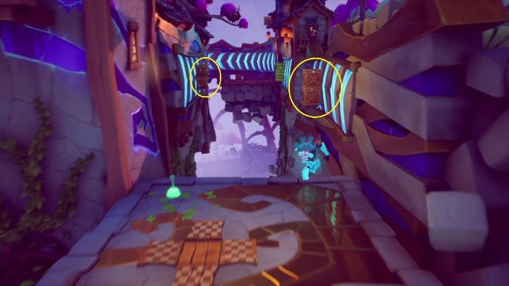 Kolejna ważna sprawa - nie zwlekaj z uderzaniem skrzynek, nie czekaj, aż Twoja postać w nie wbiegnie - Crash 4: Bez balansu - solucja, opis przejścia - Crash Bandicoot 4 - poradnik, solucja