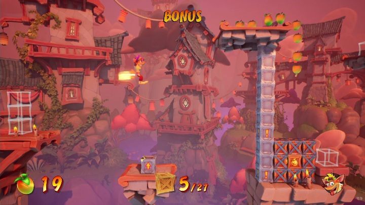 Na tym bonusowym poziomie możesz zdobyć 27 skrzyń - Crash 4: Magiczna mieszanka - solucja, opis przejścia - Crash Bandicoot 4 - poradnik, solucja