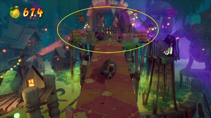 Na samym końcu mapy czeka Cię nieciekawa opcja - Crash 4: Domowa kuchnia - solucja, opis przejścia - Crash Bandicoot 4 - poradnik, solucja