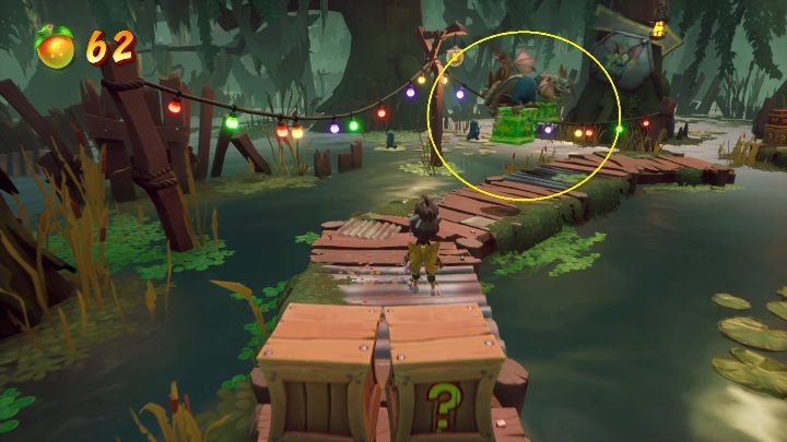 Twoim kolejnym zadaniem jest ominięcie przeciwników z nitrem - Crash 4: Rozlewisko - solucja, opis przejścia - Crash Bandicoot 4 - poradnik, solucja