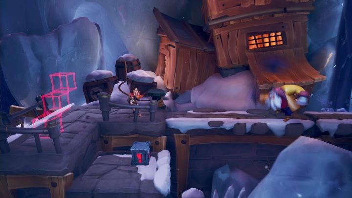 Idąc dalej natrafisz na przeciwników z bronią miotaną - Crash 4: Śnieżny spacer - solucja, opis przejścia - Crash Bandicoot 4 - poradnik, solucja