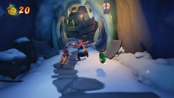 Na początku mapy musisz oswoić się ze ślizganiem - Crash 4: Zimna krew - solucja, opis przejścia - Crash Bandicoot 4 - poradnik, solucja