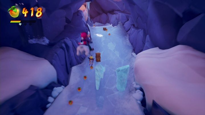 Sekwencja jazdy na niedźwiadku nie jest wcale tak trudna jak mogłoby Ci się zdawać - Crash 4: Polarny rajd - solucja, opis przejścia - Crash Bandicoot 4 - poradnik, solucja