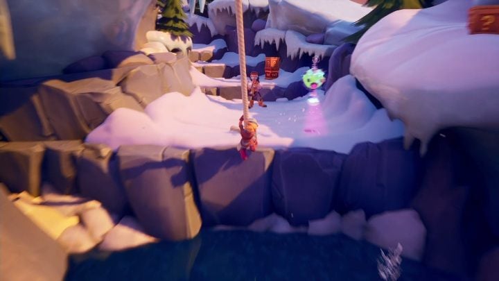 Na początku mapy będziesz poruszać się po linach - Crash 4: Prosto z mostu - solucja, opis przejścia - Crash Bandicoot 4 - poradnik, solucja