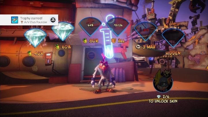 Rodzaj trofeum: srebrne - Crash 4: Trofea/Osiągnięcia - Crash Bandicoot 4 - poradnik, solucja