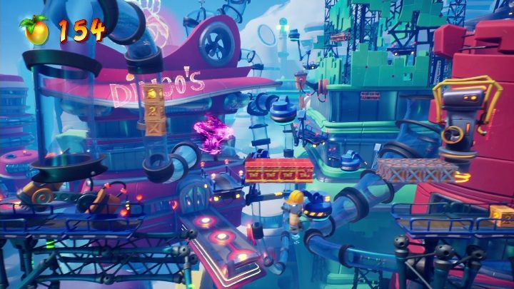 Kolejna maska i kolejna sekwencja do przejścia - Crash 4: Bieg po przekąski - solucja, opis przejścia - Crash Bandicoot 4 - poradnik, solucja